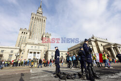 Protest rolników w Warszawie