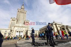 Protest rolników w Warszawie