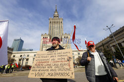 Protest rolników w Warszawie