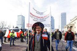 Protest rolników w Warszawie