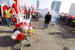 Protest rolników w Warszawie