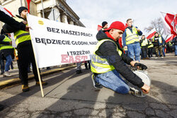 Protest rolników w Warszawie