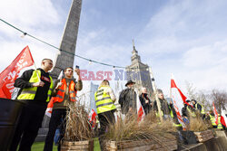 Protest rolników w Warszawie