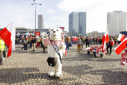 Protest rolników w Warszawie