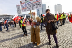 Protest rolników w Warszawie