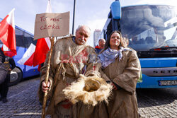 Protest rolników w Warszawie