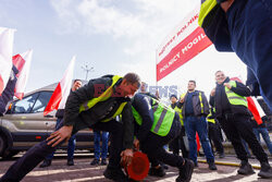 Protest rolników w Warszawie