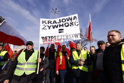 Protest rolników w Warszawie