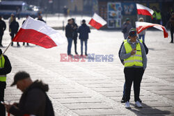 Protest rolników w Warszawie