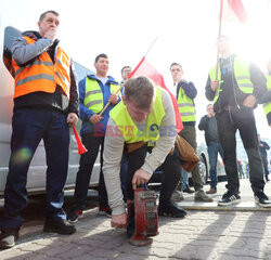 Protest rolników w Warszawie