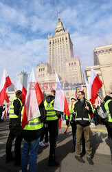 Protest rolników w Warszawie