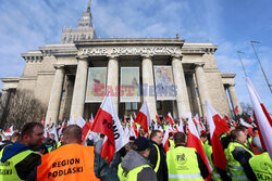 Protest rolników w Warszawie