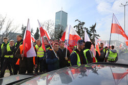 Protest rolników w Warszawie