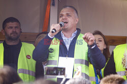 Protest rolników w Warszawie