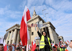 Protest rolników w Warszawie