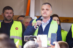 Protest rolników w Warszawie