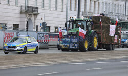 Protest rolników w Warszawie