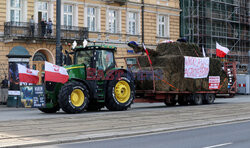 Protest rolników w Warszawie