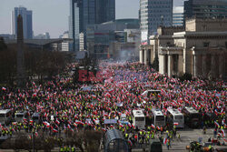 Protest rolników w Warszawie