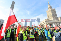 Protest rolników w Warszawie