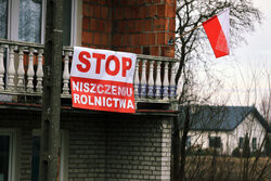 Protest rolników w Warszawie