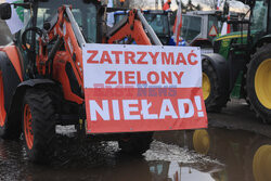 Protest rolników w Warszawie