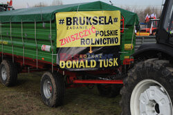 Protest rolników w Warszawie