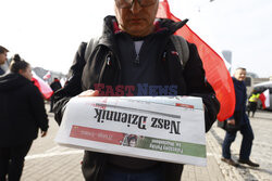 Protest rolników w Warszawie