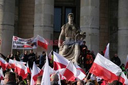 Protest rolników w Warszawie