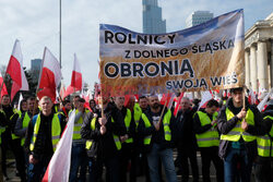 Protest rolników w Warszawie