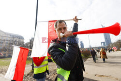 Protest rolników w Warszawie