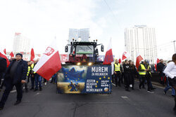 Protest rolników w Warszawie