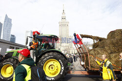 Protest rolników w Warszawie