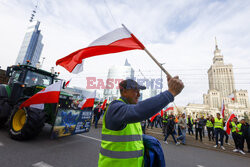 Protest rolników w Warszawie