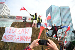 Protest rolników w Warszawie