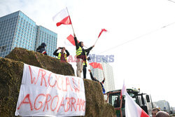 Protest rolników w Warszawie