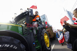 Protest rolników w Warszawie