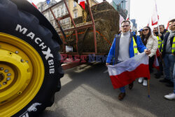 Protest rolników w Warszawie