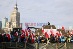 Protest rolników w Warszawie