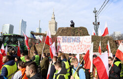 Protest rolników w Warszawie