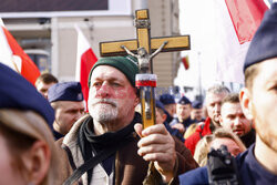 Protest rolników w Warszawie