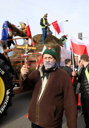 Protest rolników w Warszawie