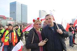 Protest rolników w Warszawie