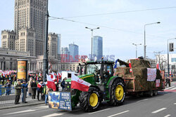 Protest rolników w Warszawie