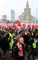 Protest rolników w Warszawie