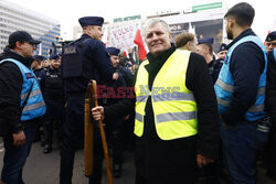 Protest rolników w Warszawie