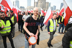 Protest rolników w Warszawie