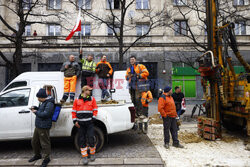 Protest rolników w Warszawie