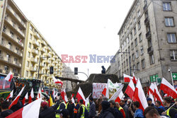 Protest rolników w Warszawie