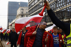 Protest rolników w Warszawie